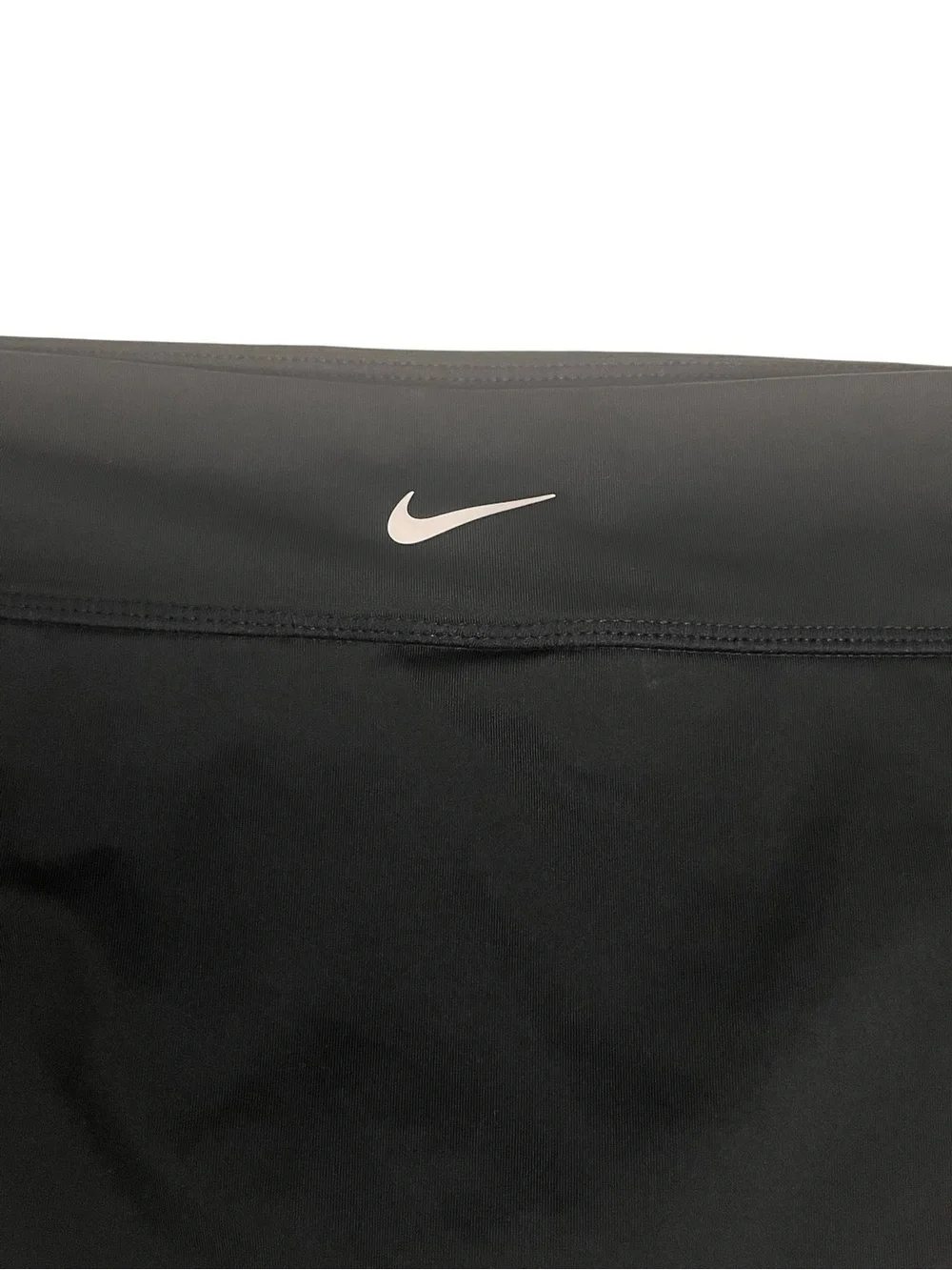 Nike Black Bikini Swim Bottoms Classic Swoosh Logo Waistband Size XL